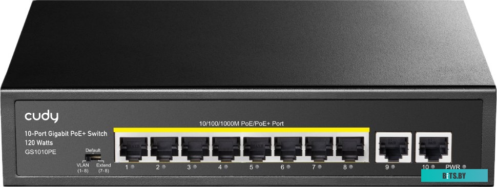 Коммутатор CUDY GS1010P, неуправляемый GS1010P