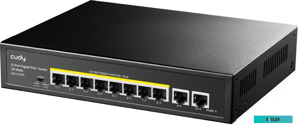 Коммутатор CUDY GS1010P, неуправляемый GS1010P