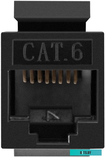Модуль проходной ExeGate CP45-KJ-UC6 (RJ45-RJ45 формата Keystone Jack, Кат.6, неэкранированный) <EX297269RUS> EX297269RUS