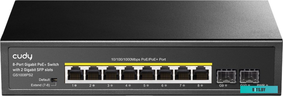 Коммутатор CUDY GS1008PS2, неуправляемый GS1008PS2