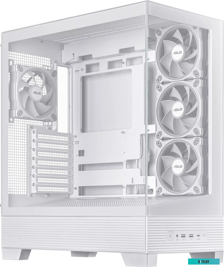 Корпус ASUS TUF GAMING GT302 TG ARGB WHITE/ GT302/ARGB FANS/WHT (90DC00I3-B19000) 90DC00I3-B19000