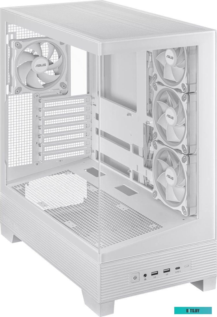 Корпус ASUS TUF GAMING GT302 TG ARGB WHITE/ GT302/ARGB FANS/WHT (90DC00I3-B19000) 90DC00I3-B19000