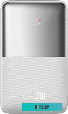 PPBD040302 Baseus Bipow Pro Digital Display Fast Charge Power Bank 20000mAh 22.5W White (With Cable USB - Type-C 0.3m White) Overseas Edition (PPBD040