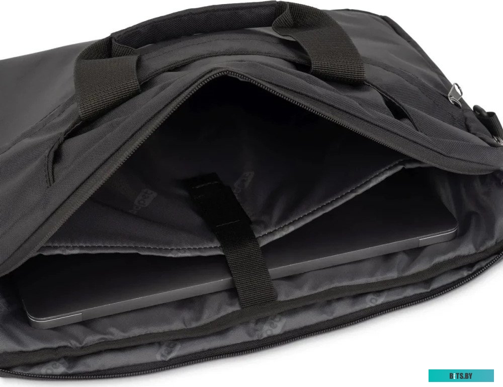 PCP15B2BK Сумка для ноутбука 15.6" PC Pet PCP15B2BK черный/черный полиэстер