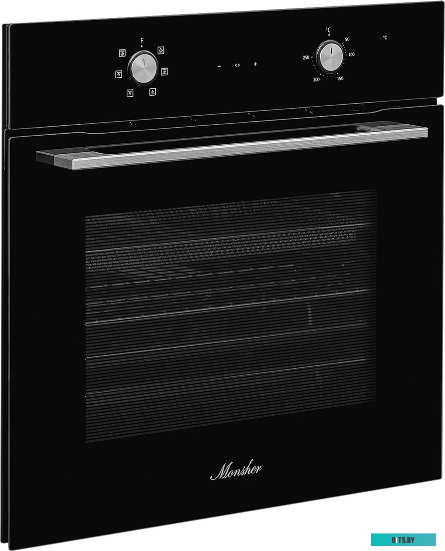 MOE 6026 Acier Встраиваемый электрический духовой шкаф MONSHER/ Электрический независимый духовой шкаф, 6 режимов: Нижний нагрев, Традиционный нагрев,