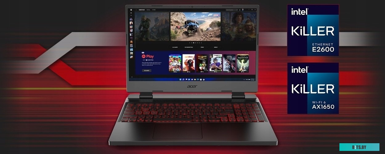 Ноутбук Acer Nitro 5 AN517-55-75EB NH.QFXEP.001 (клавиатура без кириллицы)