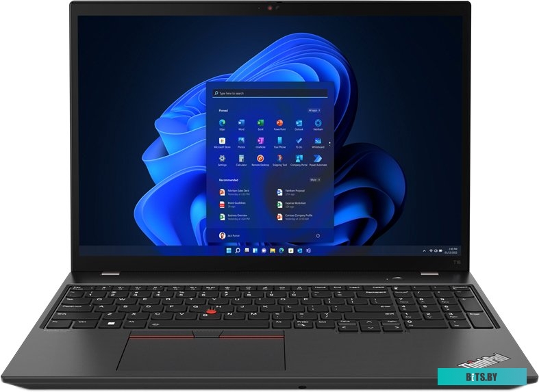 Ноутбук Lenovo ThinkPad T16 Gen 1 Intel 21BV00E5RT