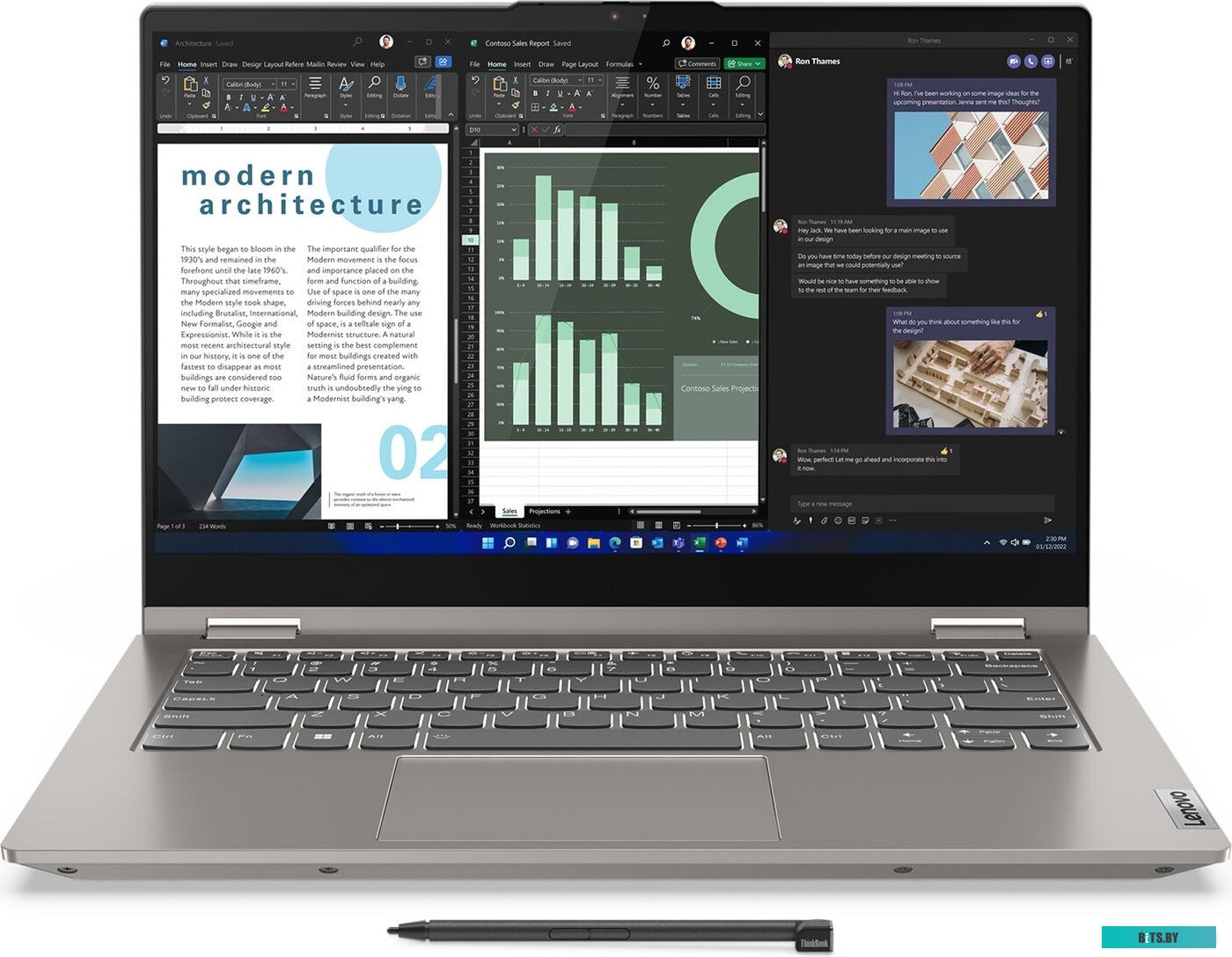 Ноутбук  Lenovo ThinkBook 14s Yoga G3 IRU 21JG0007RU