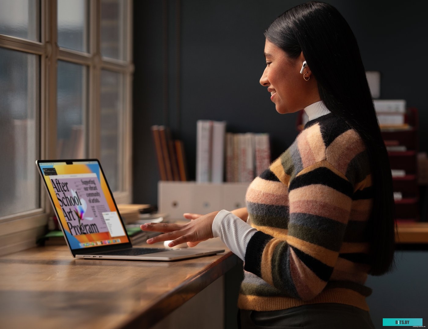 Ноутбук Apple MacBook Air A2941 M2 8 core 8Gb SSD256Gb/10 core GPU 15.3" IPS (2880x1864) Mac OS midnight WiFi BT Cam (MQKW3ZS/A)