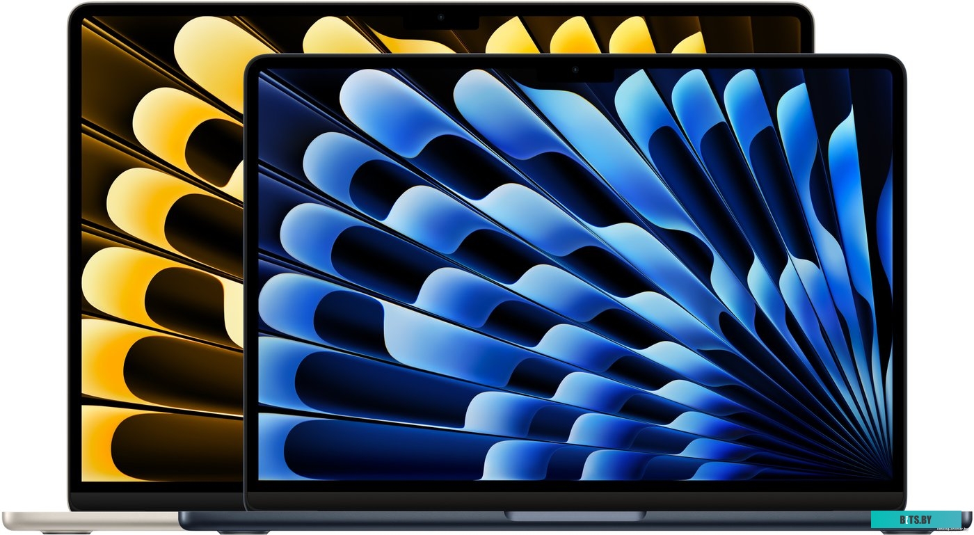 Ноутбук Apple MacBook Air A2941 M2 8 core 8Gb SSD256Gb/10 core GPU 15.3" IPS (2880x1864) Mac OS midnight WiFi BT Cam (MQKW3ZS/A)