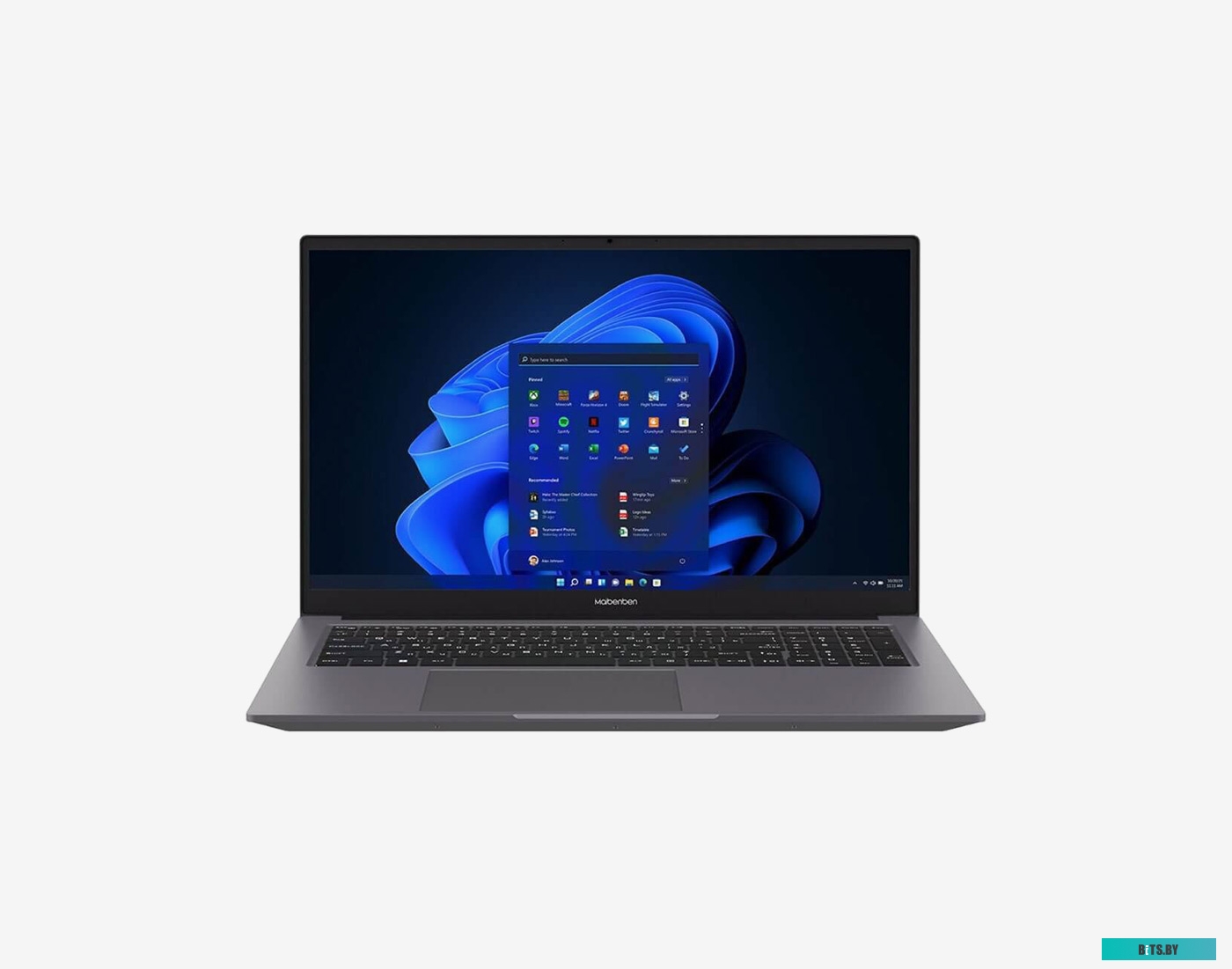 MAIBENBEN P727 i7-12650H 8Gb SSD 512Gb Intel UHD Graphics 17,3 FHD IPS Cam 70Вт*ч Linux Серый P7272SB0LGRE0