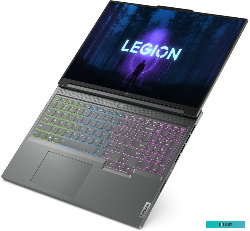 Ноутбук LENOVO Legion 5 Slim 16IRH8 16" 2560x1600/Intel Core i7-13700H/RAM 16Гб/SSD 512Гб/RTX 4050 6Гб/ENG|RUS/DOS/серый/2.4 кг 82YA00C4PS