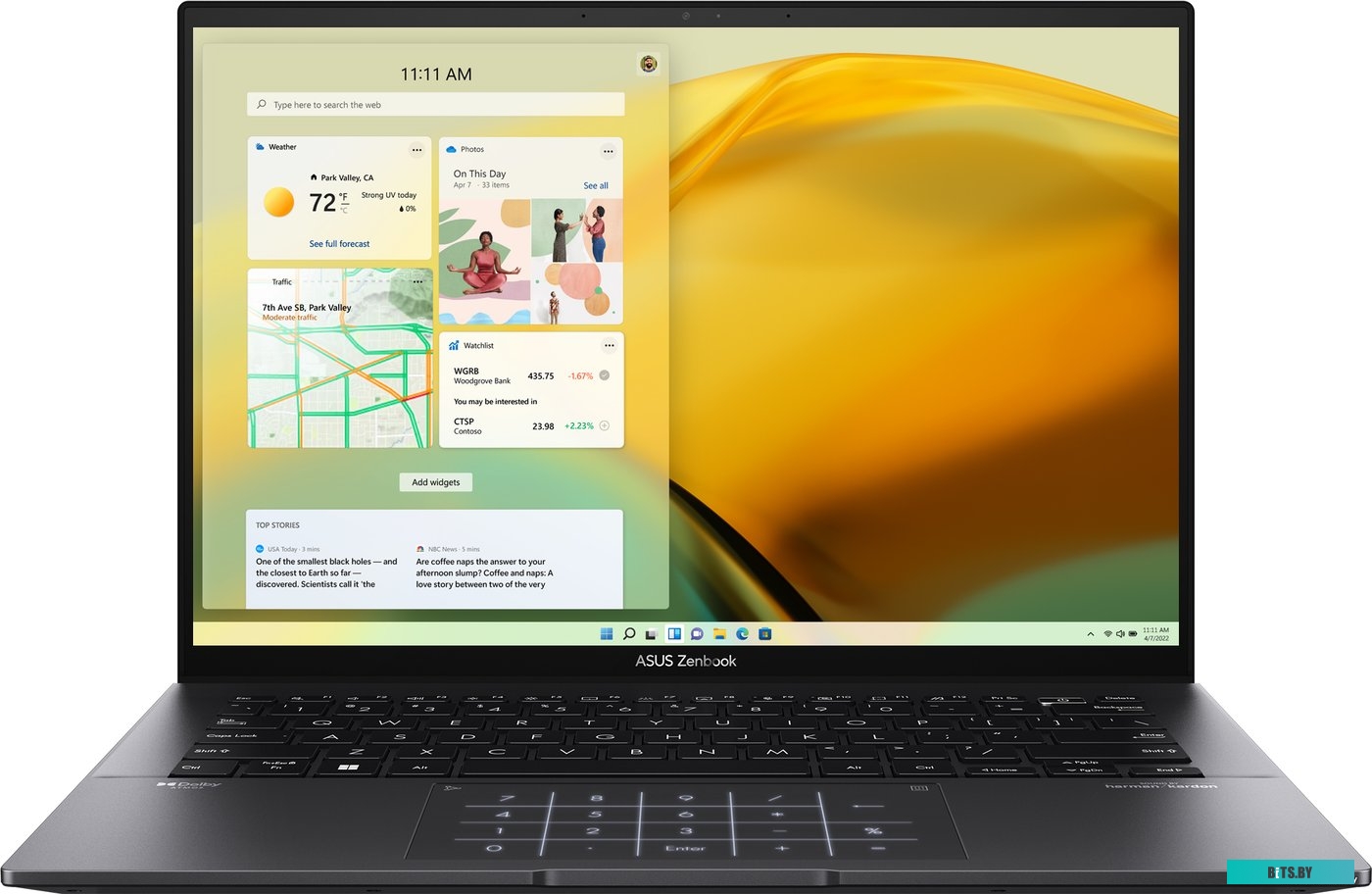 Ноутбук ASUS ZenBook 14 UM3402YA-KP381W 90NB0W95-M01880