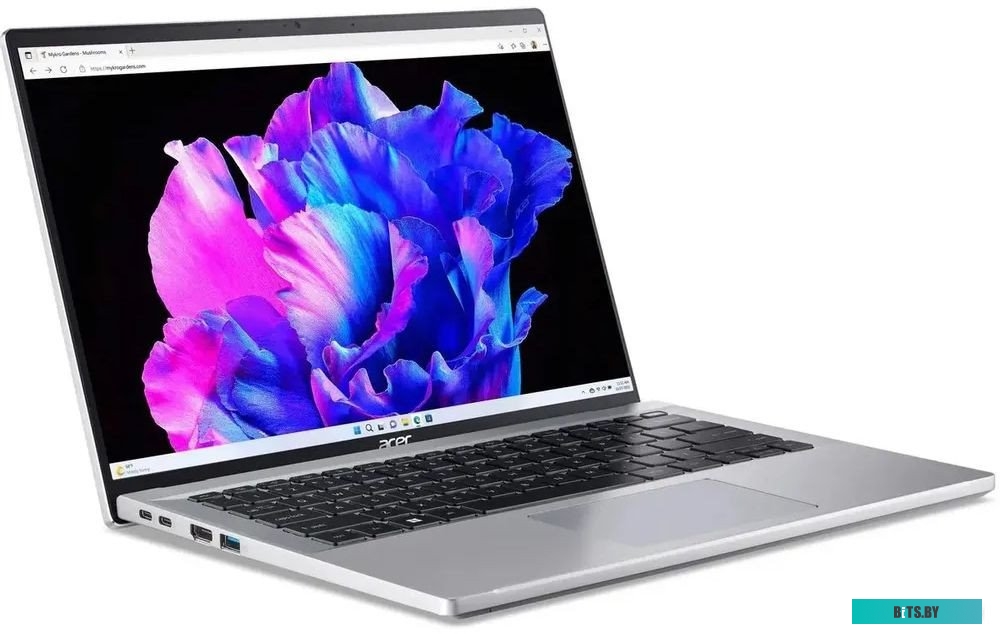 NX.KLQCD.005 Ноутбук Acer Swift Go 14SFG14-71 Core i5-13420H/16GB/SSD1TB/14";/OLED/2.8K/NoOS/Silver (NX.KLQCD.005)