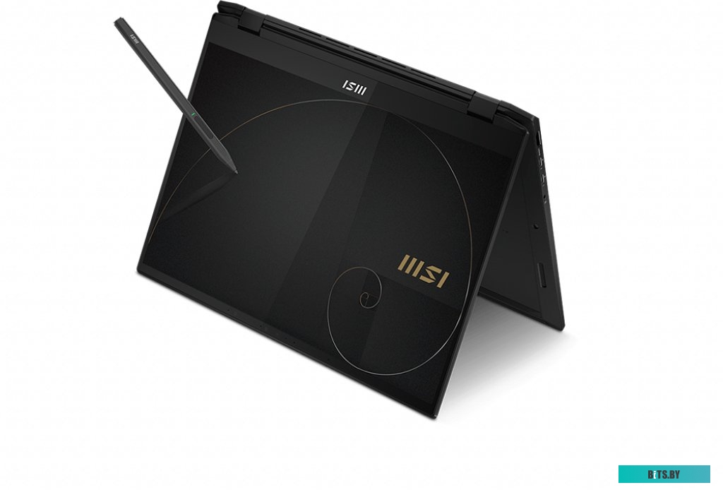 Ноутбук MSI Summit E16 Flip Evo A12MT-033 (QWERTZY/RUS) 16" FHD+ Touch, Intel Core i7-1280P, 16Gb, 1Tb SSD, no ODD, Win11 Pro, черный*