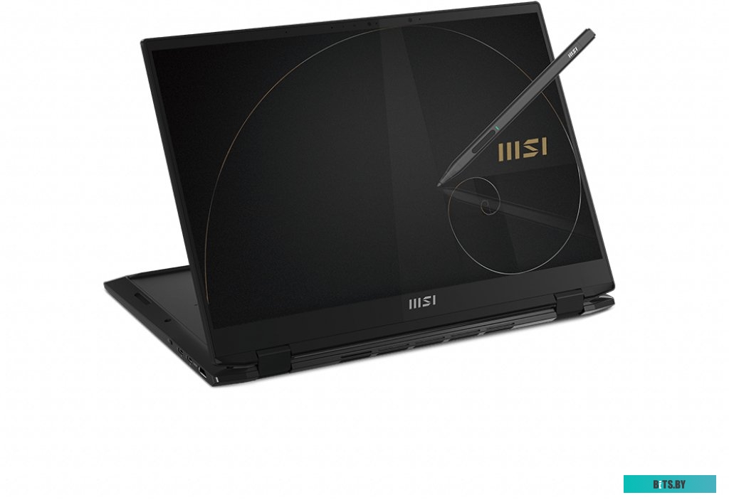 Ноутбук MSI Summit E16 Flip Evo A12MT-033 (QWERTZY/RUS) 16" FHD+ Touch, Intel Core i7-1280P, 16Gb, 1Tb SSD, no ODD, Win11 Pro, черный*