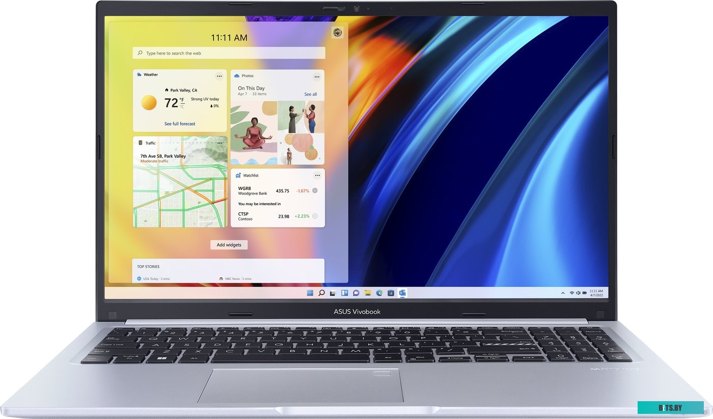 ASUS VivoBook 15 X1502ZA i5-12500H 16Gb SSD 512Gb Intel UHD Graphics 15,6 FHD IPS 42Вт*ч No OS Серебристый X1502ZA-BQ1855 90NB0VX2-M02N90