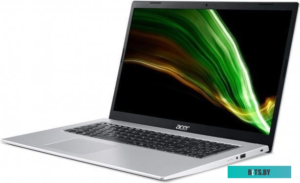 Ноутбук Acer A317-54-572Z Aspire 17.3'' FHD IPS/Intel Core i5-1235U/16GB/512GB SSD/Integrated/WiFi/BT/noOS/SILVER/2,3kg