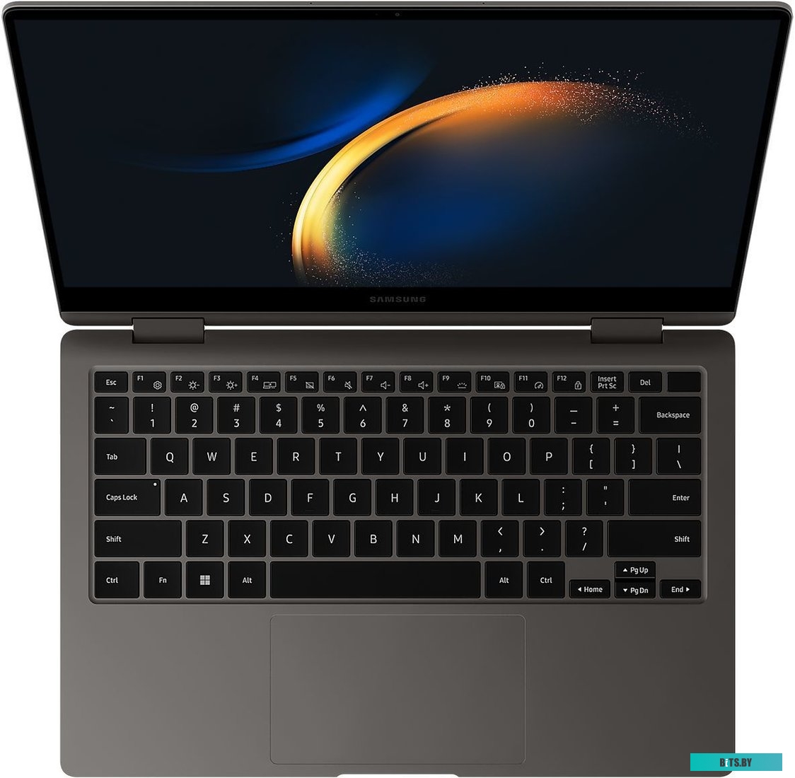 NP730QFG-KA4IT Ноутбук Samsung Galaxy book 3 360 NP730 Core i7 1360P 16Gb SSD512Gb Intel Iris Xe graphics 13.3" AMOLED Touch FHD (1920x1080) Windows 1