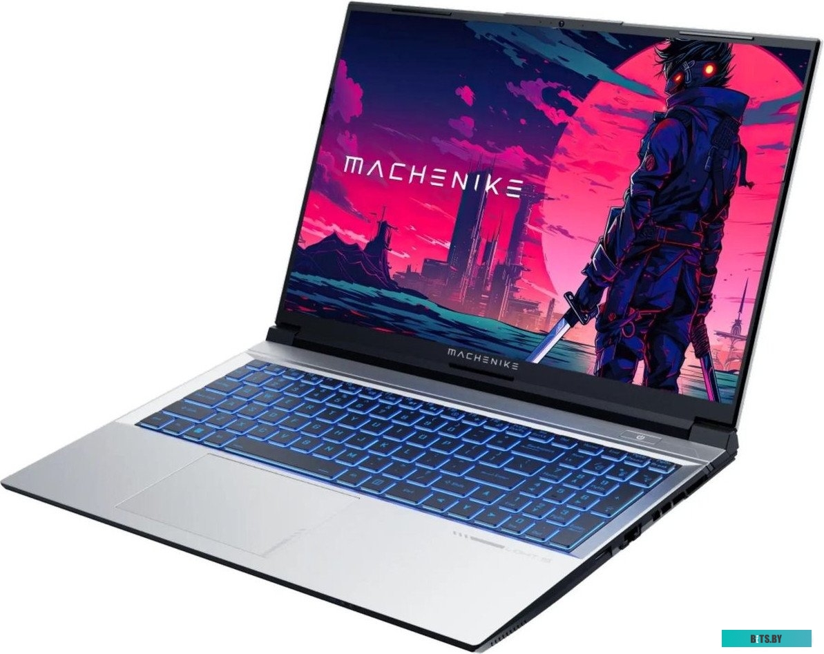 Ноутбук Machenike L15 Air Pulsar XT 15.6" IPS 144Hz/Intel Core i7 12650H/16Gb/512Gb/nVidia RTX4050/DOS/silver/2.3kg