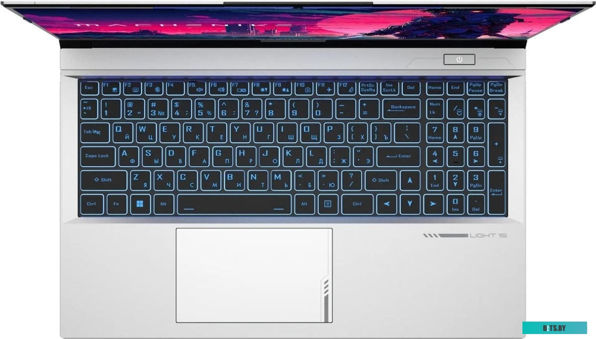 Ноутбук Machenike L15 Air Pulsar XT 15.6" IPS 144Hz/Intel Core i7 12650H/16Gb/512Gb/nVidia RTX4050/DOS/silver/2.3kg