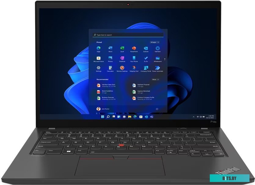21HGS4KG00 Ноутбук Lenovo ThinkPad P14s Gen 4 Core i7 1360P 16Gb SSD1Tb 14" IPS WUXGA noOS black WiFi BT Cam (21HGS4KG00)