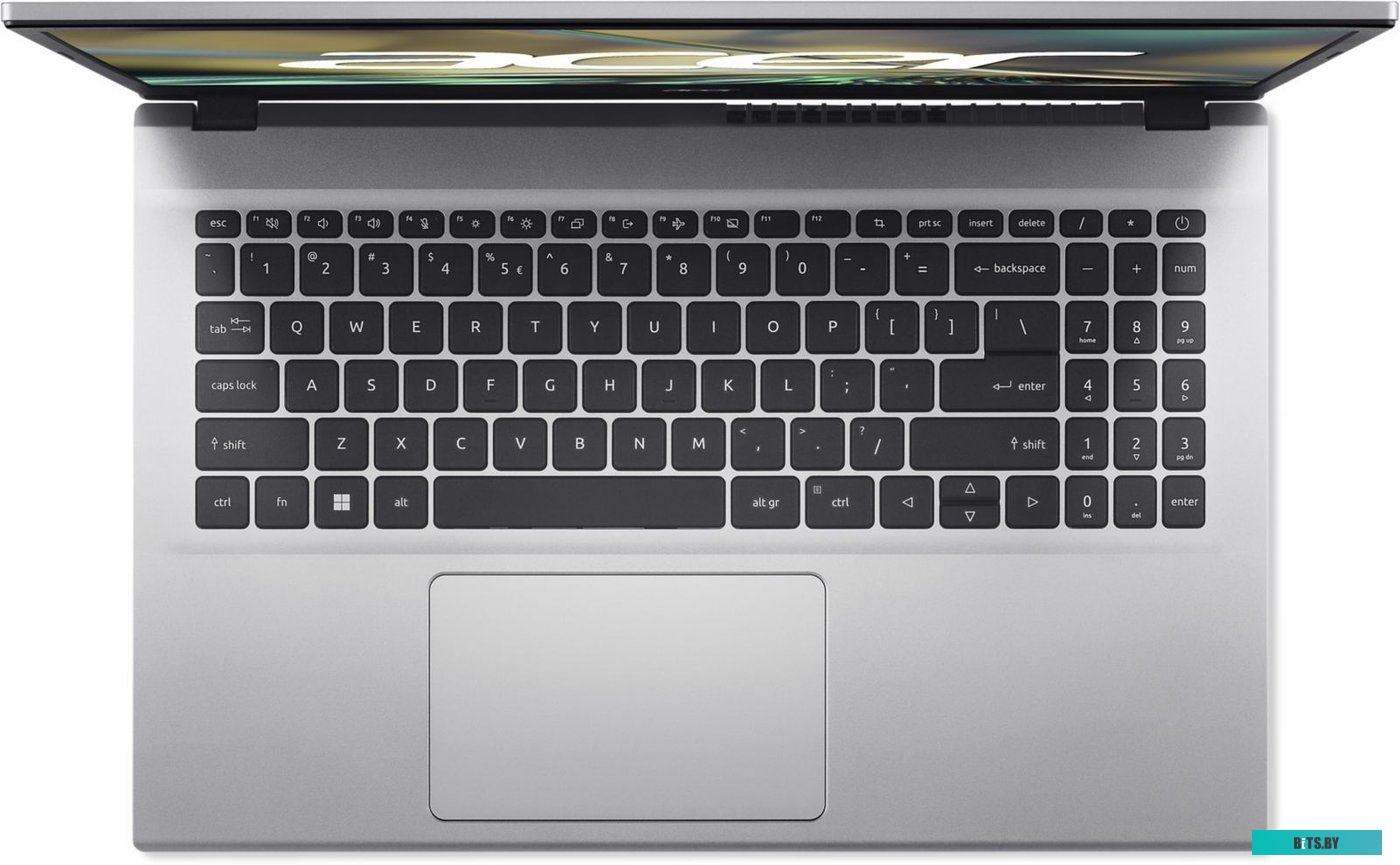 NX.K6TEM.005 QWERTY Ноутбук Acer Aspire 3 A315-59-30Z5 15.6" FHD, Intel Core Ci3-1215U, 8Gb, 512GB SSD, No ODD, int., noOS, серебро, (грав) (NX.K6TEM.