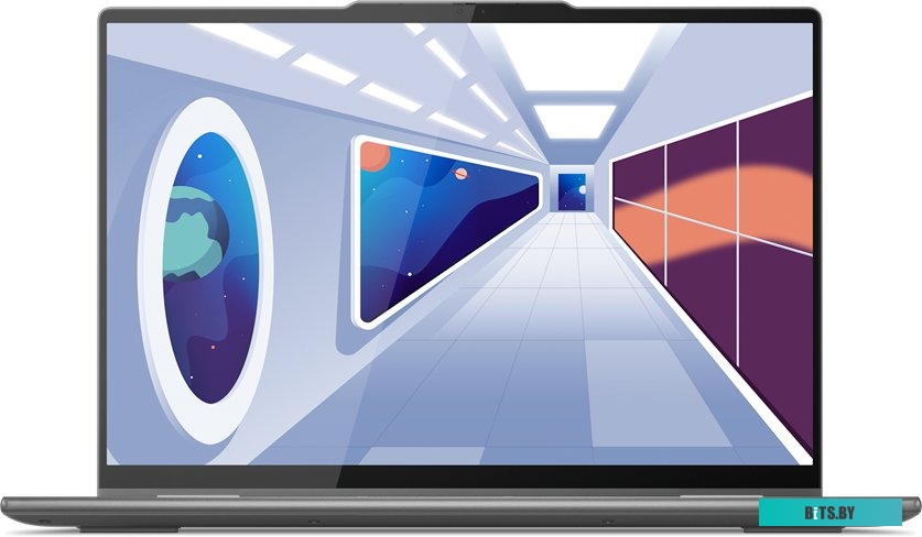 82YM002BRK Ноутбук Lenovo Yoga 7 14ARP8 Ryzen 7 7735U 16Gb SSD512Gb AMD Radeon 14" OLED Touch 2.2K (2240x1400) Windows 11 Home grey WiFi BT Cam (82YM0