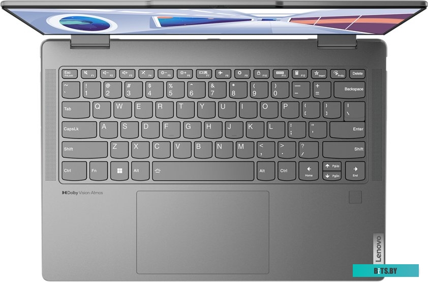 82YM002BRK Ноутбук Lenovo Yoga 7 14ARP8 Ryzen 7 7735U 16Gb SSD512Gb AMD Radeon 14" OLED Touch 2.2K (2240x1400) Windows 11 Home grey WiFi BT Cam (82YM0