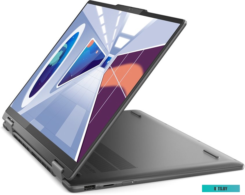 82YM002BRK Ноутбук Lenovo Yoga 7 14ARP8 Ryzen 7 7735U 16Gb SSD512Gb AMD Radeon 14" OLED Touch 2.2K (2240x1400) Windows 11 Home grey WiFi BT Cam (82YM0