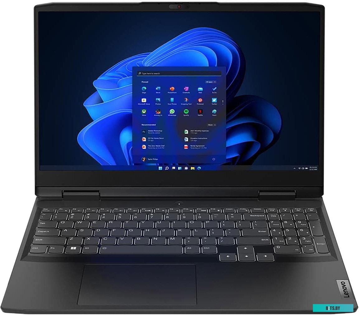 82SB00WRRK Lenovo IdeaPad Gaming 3 15ARH7 Ryzen 5 6600H 8Gb SSD 512Gb NVIDIA RTX 3050 для ноутбуков 4Gb 15,6 FHD IPS Cam 45Вт*ч No OS Темно-серый 82SB