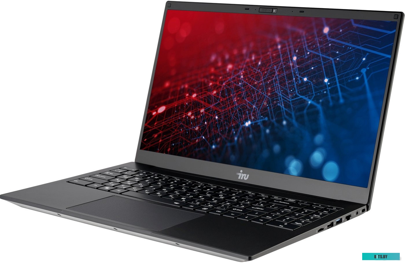Ноутбук IRU Калибр 15TLI Core i5 1135G7 16Gb SSD512Gb Intel Iris Xe graphics 15.6" IPS FHD (1920x1080) Free DOS black WiFi BT Cam 7200mAh (1871676)
