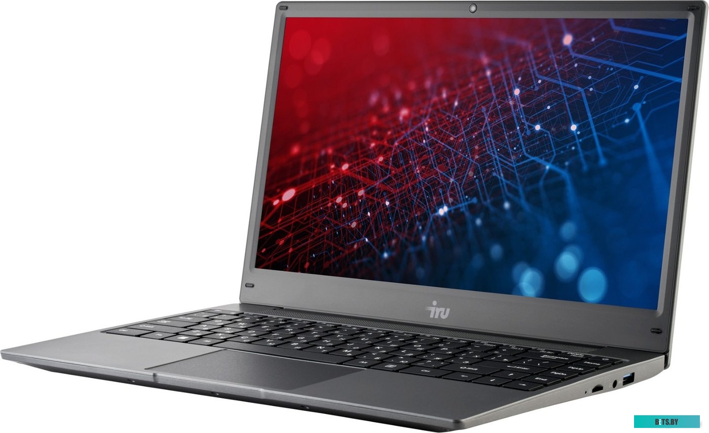 1912669 Ноутбук IRU Калибр 14TLH Core i3 1115G4 8Gb SSD1Tb Intel Iris Xe 14.1" IPS FHD (1920x1080) Free DOS grey WiFi BT Cam 4500mAh (1912669)
