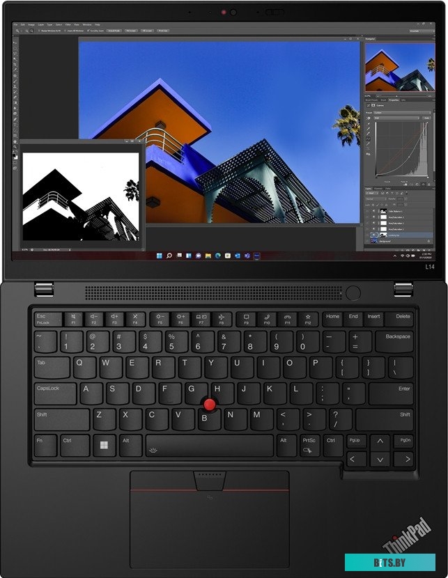 21H6S15000 Ноутбук Lenovo ThinkPad L14 AMD G4 Ryzen 7 Pro 7730U 16Gb SSD512Gb 14" IPS FHD (1920x1080) Windows 11 Pro English black WiFi BT Cam (21H6S1