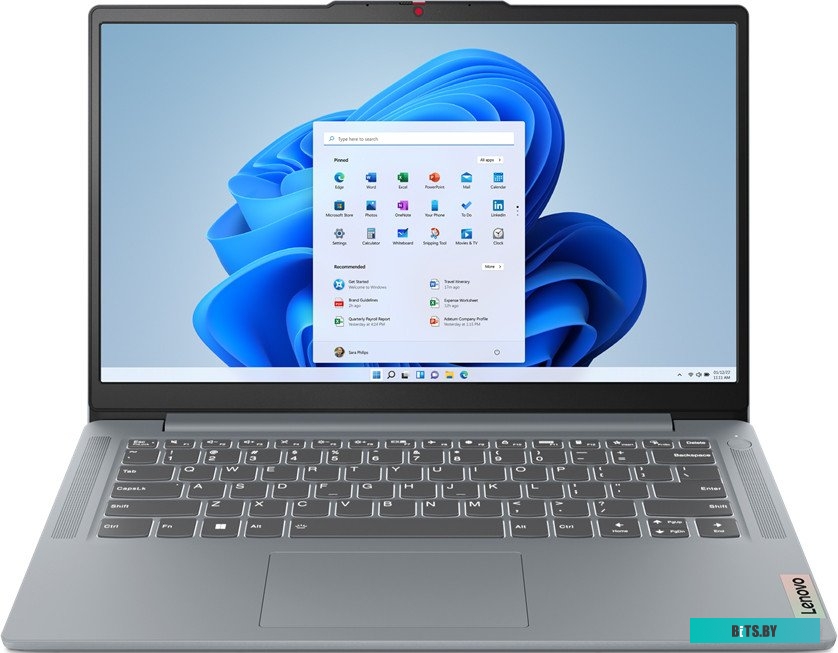 83EQ002RPS Ноутбук LENOVO IdeaPad 3 Slim 14IAH8 14" 1920x1080/Intel Core i5-12450H/RAM 8Гб/SSD 512Гб/Intel UHD Graphics/ENG|RUS/DOS серый 1.37 кг 83EQ