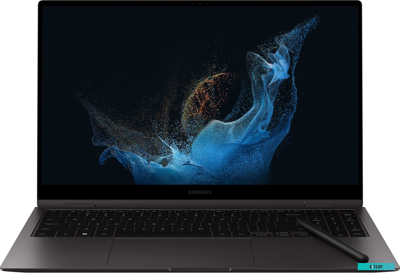 NP950QED-KA1IN Ноутбук Samsung Galaxy Book 2 Pro 360 NP950 Core i7 1260P 16Gb SSD512Gb Intel Iris Xe graphics 15.6" AMOLED Touch FHD (1920x1080) Windo