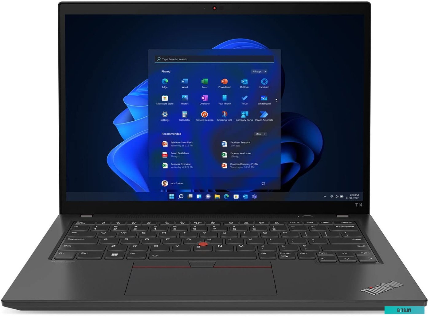 Ноутбук Lenovo TP T14 G3 CI5-1235U 21AH00BPUS (без кириллицы)