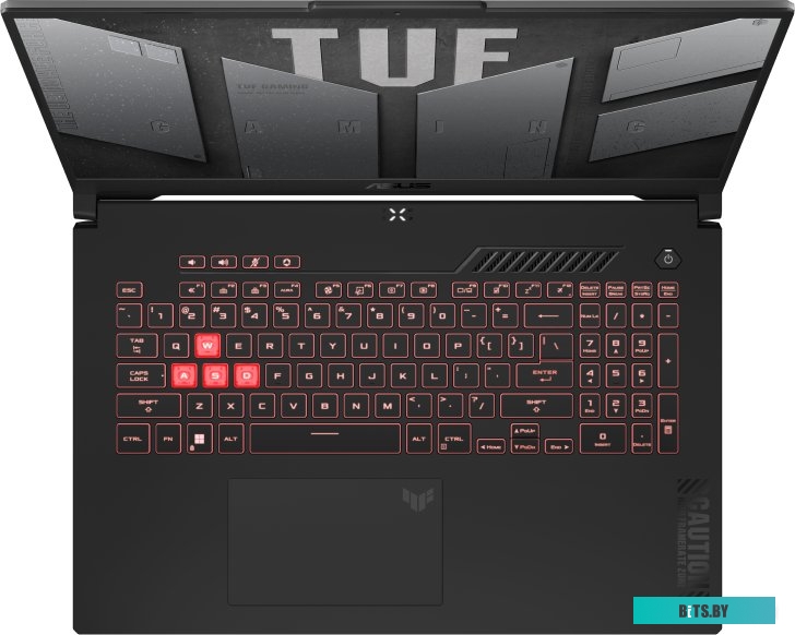 90NR0EF6-M00230 Ноутбук TUF FA707NU-HX023 17" R7-7735HS 16/512GB DOS ASUS