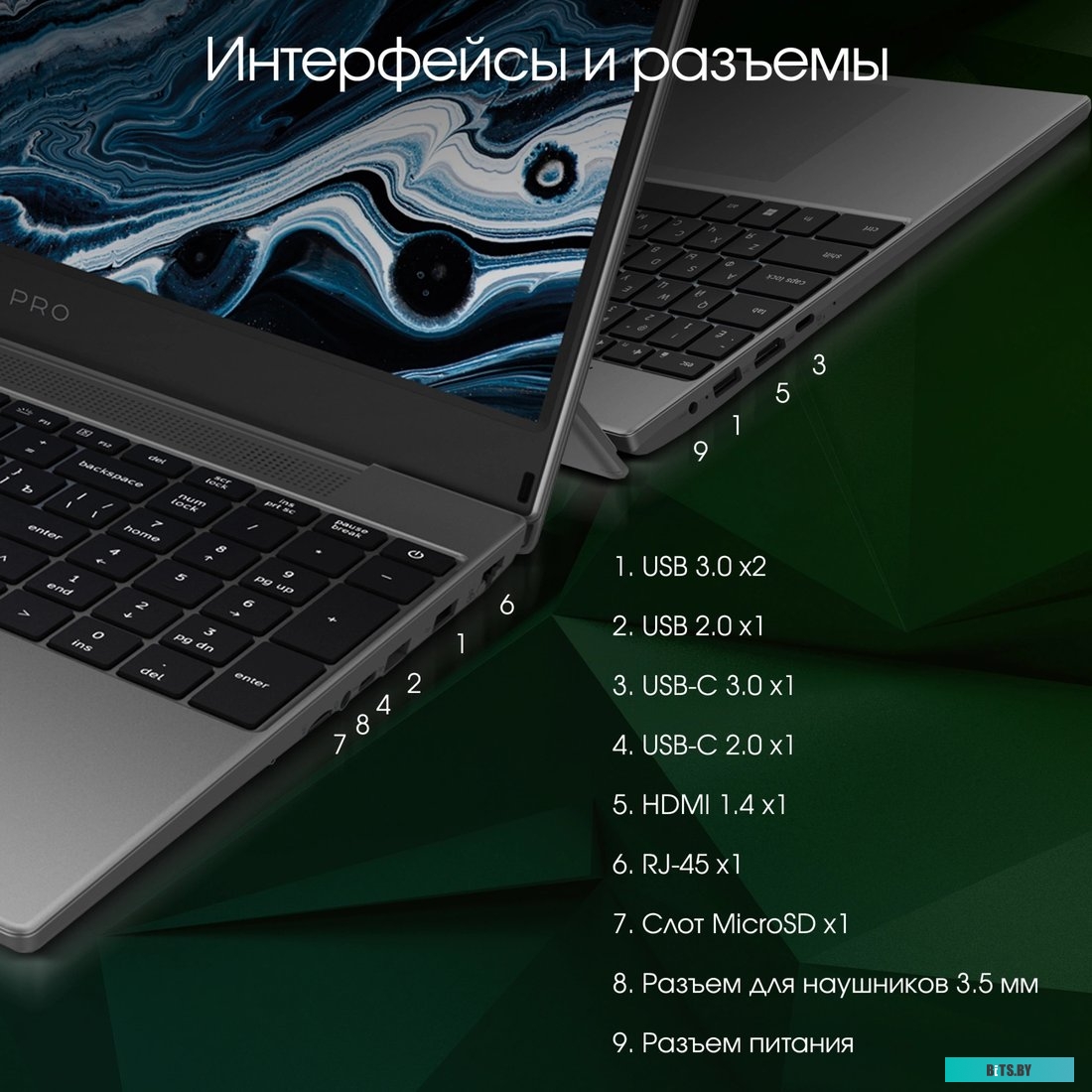 DN15R5-8DXW04 Ноутбук Digma Pro Breve Ryzen 5 5600U 8Gb SSD512Gb AMD Radeon Vega 7 15.6" IPS FHD (1920x1080) Windows 11 Professional dk.grey WiFi BT C