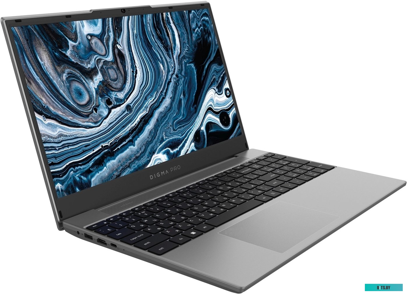 DN15R5-8DXW04 Ноутбук Digma Pro Breve Ryzen 5 5600U 8Gb SSD512Gb AMD Radeon Vega 7 15.6" IPS FHD (1920x1080) Windows 11 Professional dk.grey WiFi BT C