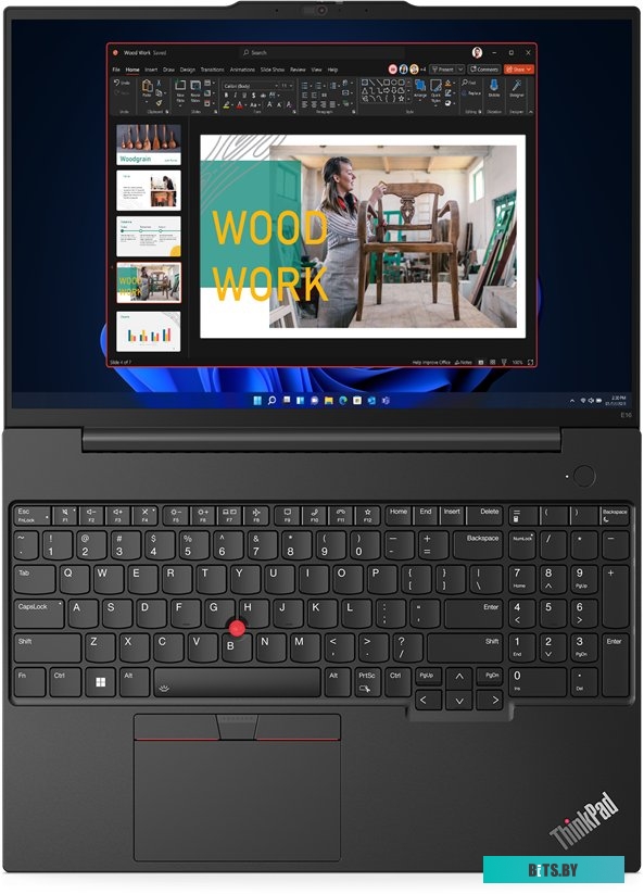21JNS0F400 Ноутбук Lenovo ThinkPad E16 G1 Core i7 13700H 32Gb SSD1Tb Intel UHD Graphics 16" IPS FHD (1920x1080) Windows 11 Professional 64 black WiFi 