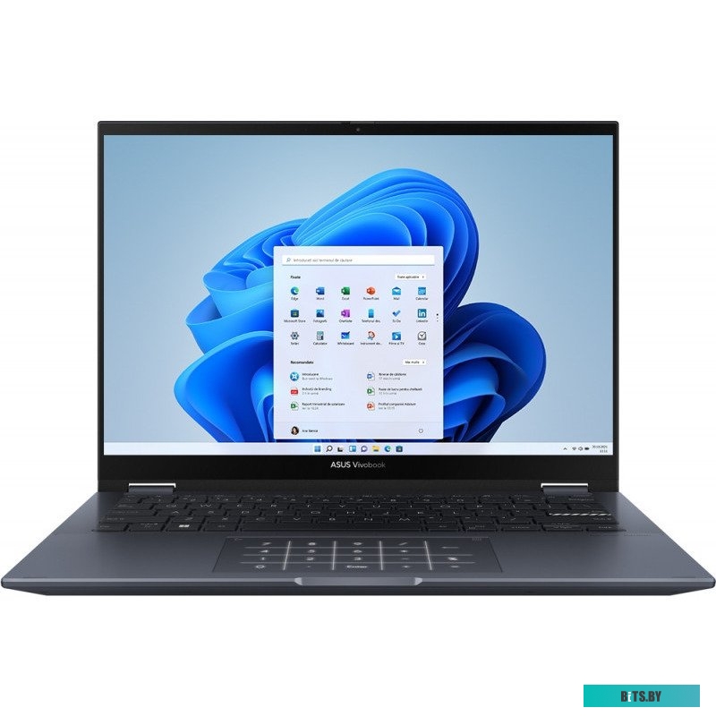 Ноутбук Asus TN3402QA-LZ177 flip Touch+Stylus 14" 1920x1200 IPS Touch/AMD Ryzen 5 5600H/8Gb/512SSD/AMD Radeon/DOS/Blue