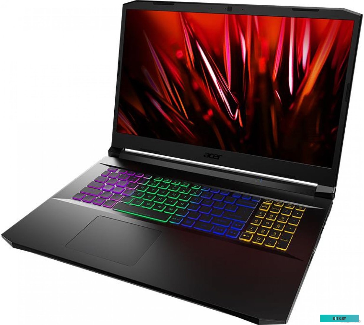NH.QFHEX.002 QWERTY Ноутбук Acer Nitro 5 AN515-58-564G 15.6" FHD IPS, Intel Core i5-12450H, 16Gb, 512Gb SSD, RTX 3050 4GB, RJ45, USB-C, int., DOS, чер