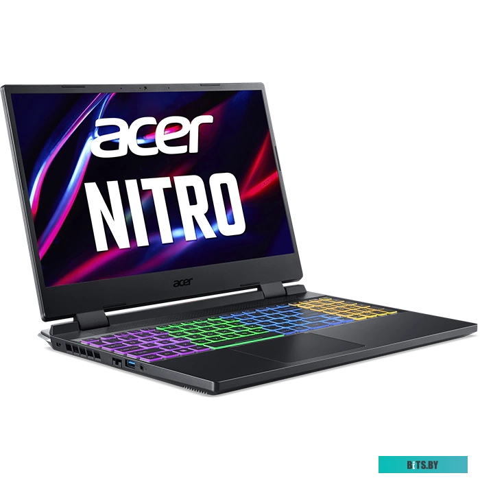 Ноутбук Acer AN515-46-R5B3 Nitro  15.6'' FHD(1920x1080) IPS/AMD Ryzen 7 6800H 3.20GHz Octa/16GB+1TB SSD/GF RTX3050Ti 4GB/WiFi/BT/1.0MP/4cell/2,5 kg/no