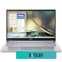 Ноутбук Acer SF314-512-744D Swift  14.0'' WQHD(2560x1440) IPS/Intel Core i7-1260P 2.10GHz (Up to 4.70GHz) Duodeca/16GB+512GB SSD/Integrated/WiFi/BT/2.