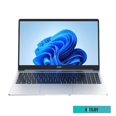 TECNO Megabook T1 T15DA Ryzen 7 5800U 16Gb SSD 1Tb AMD Radeon Graphics 15,6 FHD IPS Cam 70Вт*ч Win11 Серебристый 4894947015236