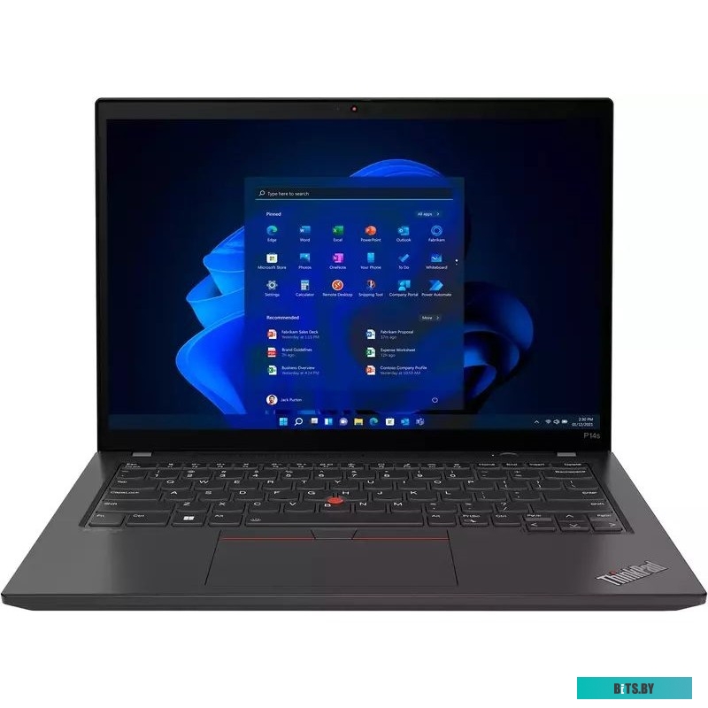 21HGS4KG00 Ноутбук Lenovo ThinkPad P14s Gen 4 Core i7 1360P 16Gb SSD1Tb 14" IPS WUXGA noOS black WiFi BT Cam (21HGS4KG00)