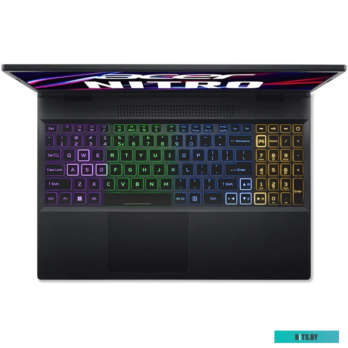 NH.QFHEX.002 QWERTY Ноутбук Acer Nitro 5 AN515-58-564G 15.6" FHD IPS, Intel Core i5-12450H, 16Gb, 512Gb SSD, RTX 3050 4GB, RJ45, USB-C, int., DOS, чер