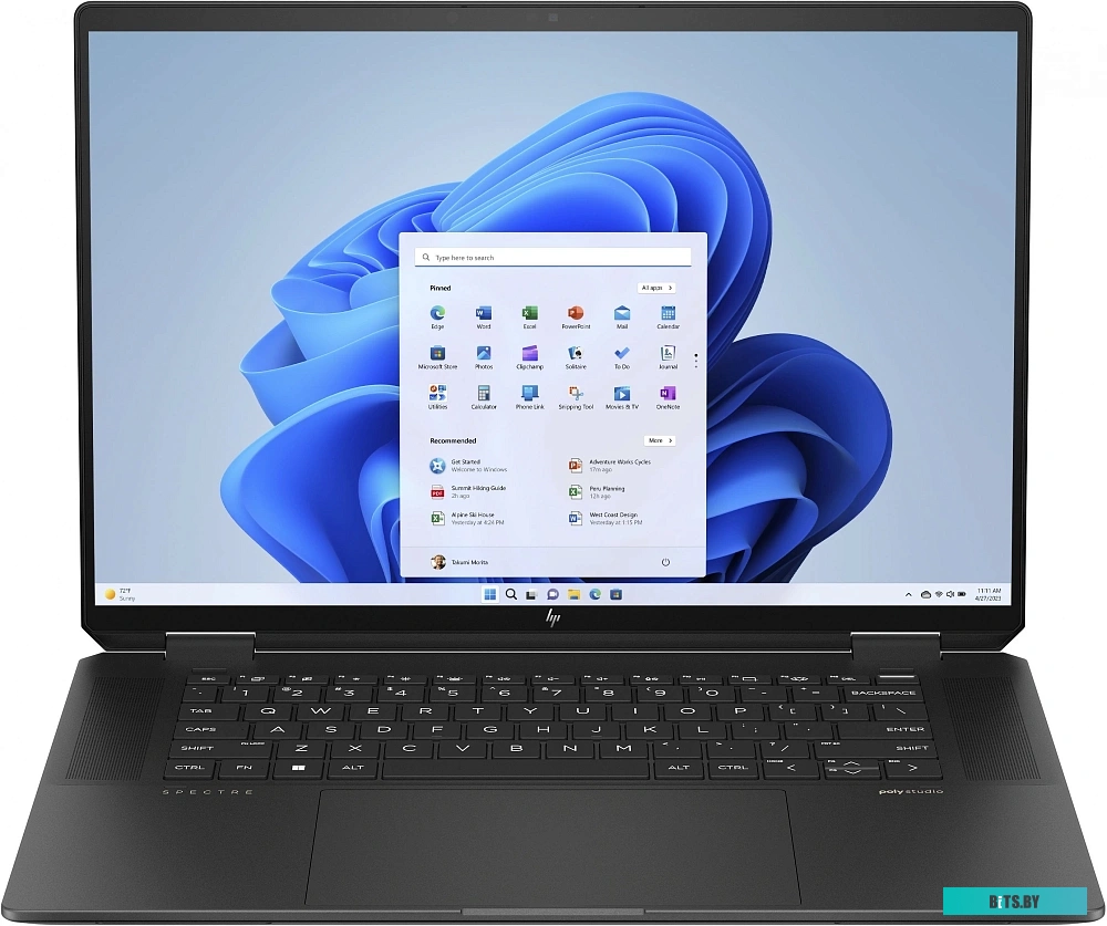 Ноутбук HP Spectre x360 16-f1031nn 79S17EA, 16",  трансформер,  IPS, Intel Core i7 12700H 2.3ГГц, 14-ядерный, 16ГБ DDR4, 512ГБ SSD,  Intel Iris Xe gra
