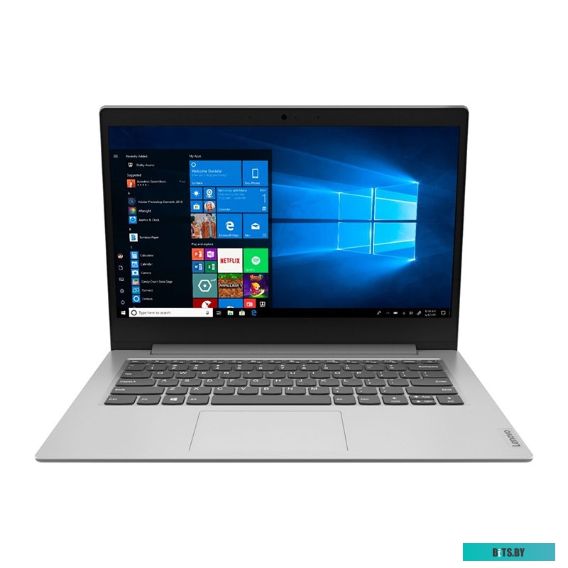 Ноутбук 15.6" IPS FHD LENOVO IdeaPad 1 grey (Cel N4020/4Gb/256Gb SSD/VGA int/noOS) (82V700DTRK)